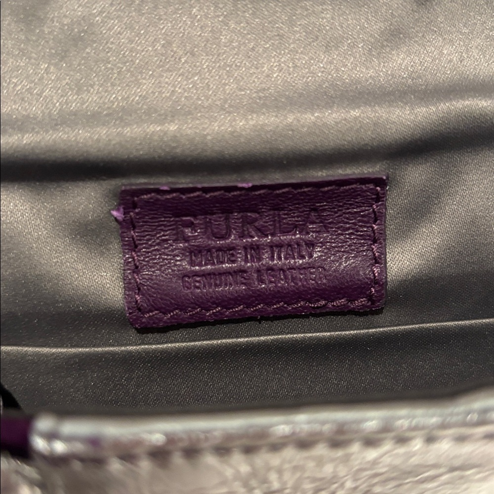 Furla Metallic Silver Wristlet/crossbody bag - Picture 8 of 12